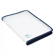 SYSMAX A4文件透明收納夾 拉鍊式 藍