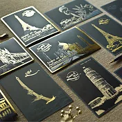 LAGO 正版手刮畫福袋組-明信片4款入