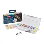 德爾文 DW2305657 金屬色色塊12色旅行盒裝