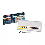 德爾文DW2305545水墨色塊24色旅行盒裝