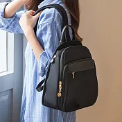 CHENSON 外出最愛中尺寸8口袋後背包 (CG83329-3) 黑