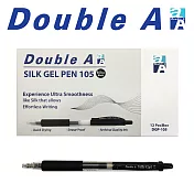 (盒裝12入)Double A 極順中性筆 0.5 黑