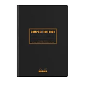 【Rhodia｜classic】compositionbook線裝校園筆記本 A5 5x5方格 80g 80張黑皮