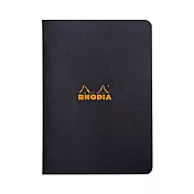 【Rhodia|classic】staplebound notebook騎馬釘筆記本_A5_5x5方格_80g_24張_ 黑皮