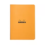 【Rhodia|classic】staplebound notebook騎馬釘筆記本_A5_橫線_80g_24張_橘皮