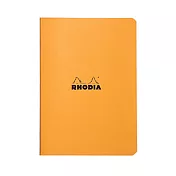 【Rhodia｜classic】staplebound notebook騎馬釘筆記本 A5 橫線 80g 24張 橘皮