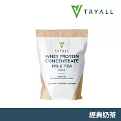 [台灣 Tryall] 濃縮乳清蛋白粉- 經典奶茶 (500g/袋)