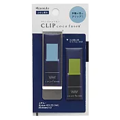 【Kanmido】coco fusen 夾式標籤貼(M型) ‧藍/綠