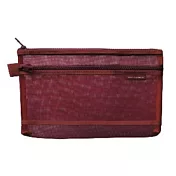 MIDORI CL細網筆袋(新色)-酒紅
