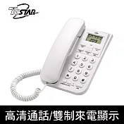 TCSTAR 來電顯示有線電話 TCT-PH100WE