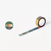 LIVEWORK LIFE & PIECES 紙膠帶 15mmx10M COLORFUL