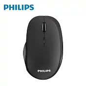PHILIPS 飛利浦 2.4G無線靜音滑鼠/黑 SPK7524BS