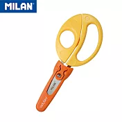 MILAN 小瓢蟲學童安全可攜式剪刀(含刀柄套)黃色