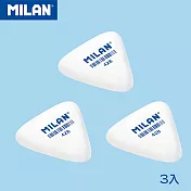 MILAN經典三角暢銷橡皮擦428(大)3入