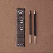 (2袋1包)LIVEWORK LIFE & PIECES 中性筆芯0.4 BLACK