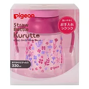 【Pigeon貝親】Kurutto吸管杯- 浪漫花園