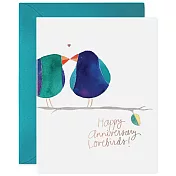 【 E.Frances 】LOVEBIRDS ANNIVERSARY 情人卡 #美國進口#重磅紙卡 #SP491
