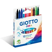 【義大利 GIOTTO】好清洗兒童 隨身蠟筆(12色)