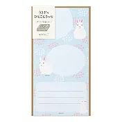 MIDORI 動物留言貼紙-兔子