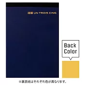 【UN TROIS CINQ】簡約色複寫筆記便條本A6 ‧ 墨藍