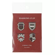 【DELFONICS】經典圖案迴紋針組 ‧紅色