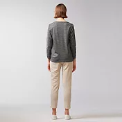 【ST.MALO】美國專利XT2抗菌銀纖維岩谷印象花繡女上衣-2069WT-2XL暗灰色