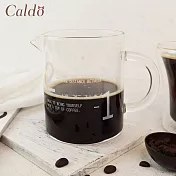 【caldo卡朵生活】職人手沖耐熱玻璃咖啡分享公杯 350ml