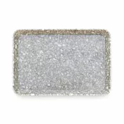 【日本HIGHTIDE】大理石紋置物收納盤M號 ‧ 灰色