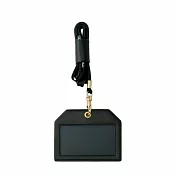 【HIGHTIDE】經典伸縮票卡夾/證件夾 ‧黑色