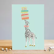【LOUISE TILER】Giraffe Cake 生日卡 #FA004