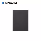 【KING JIM】EMILy 硬殼3口袋收納資料夾 A4 煤炭黑 (EY759-BK)