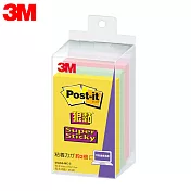 (2入1包) 3M POST-IT 利貼狠黏便條紙 4色 7.6x5cm  MC-5