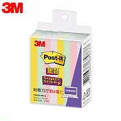 (2入1包) 3M POST-IT 利貼狠黏標籤紙 4色 5x1.5cm  MC-5
