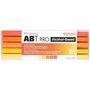 【TOMBOW日本蜻蜓】ABT PRO雙頭麥克筆 5色組 橘色系