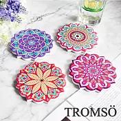 TROMSO羅馬花磚杯墊隔熱墊-四入組 G403