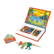 【法國Janod】磁鐵遊戲書- 恐龍世界