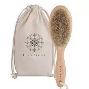 Fleurient芙樂莉 天然馬毛美體按摩刷-乾刷專用 台灣製(附收納袋)