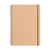 [MUJI無印良品]上質紙雙環筆記本(點狀方格)/附帶.70張.A5