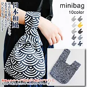 【Sayaka紗彌佳】日本文藝經典花樣和柄系列手腕包  -日式海波款