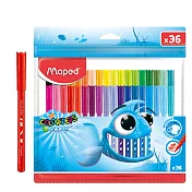【法國Maped】大嘴魚細頭彩色筆36色