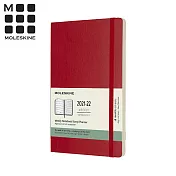 MOLESKINE 2021-2022經典週記手帳18M軟皮 (L型) -紅