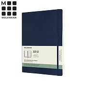 MOLESKINE 2021-2022經典週記手帳18M軟皮 (XL型) -寶藍