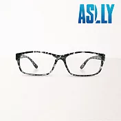 【ASLLY】TR90膠框狂野潑墨粗框濾藍光眼鏡