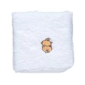 【日本KOJI】可愛柴犬系列柔軟純棉方巾 · 休息