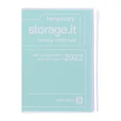 【Mark’s】2022直式週記事收納手帳B6 ‧ 經典薄荷綠