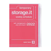 【Mark’s】2022直式週記事收納手帳B6 ‧ 經典粉