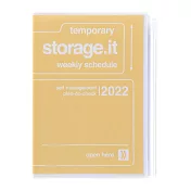 【Mark’s】2022直式週記事收納手帳A6 ‧ 經典黃