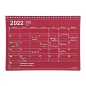 【Mark’s】2022月曆型記事手帳M ‧ 紅色