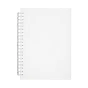 [MUJI無印良品]自由組合活頁筆記本封面/20孔.A5. 聚丙烯