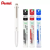 (1筆3芯)PENTEL BGH3-D i+simple code三色筆管  灰褐